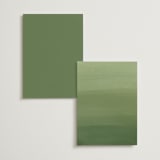 "Verdure" - Table Numbers in Garden by Leah Bisch - Back of Card Options