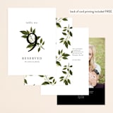 "Conservatory" - Table Numbers in Honeysuckle by Jennifer Postorino - Back of Card Options