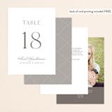 "calisson" - Table Numbers in Mist by chocomocacino - Back of Card Options