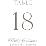 "calisson" - Table Numbers in Mist by chocomocacino - Detail