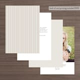 "Streamlined" - Table Numbers in Nutmeg by Nicole Barreto - Back of Card Options