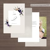 "ivi" - Table Numbers in Ivory by Lori Wemple - Back of Card Options