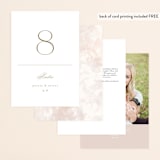 "Uncorked" - Table Numbers in Golden by Kristie Kern - Back of Card Options