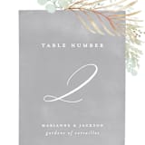 "In The Fall" - Table Numbers in Slate by Ashlee Townsend - Detail