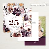 "Lush Bouquet" - Table Numbers in Autumn by Phrosné Barwood - Back of Card Options