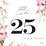 "Beautiful Spring" - Table Numbers in Spring by Phrosné Barwood - Detail