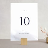 "Blueridge" - Table Numbers in Ocean by Leah Bisch - Front