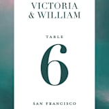 "Crazy in Love" - Table Numbers in Mist by iamtanya - Detail