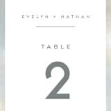 "Grounded in Love" - Table Numbers in Porcelain by Nicole Walsh - Detail