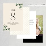 "Meander" - Table Numbers in Obsidian by Kaydi Bishop - Back of Card Options