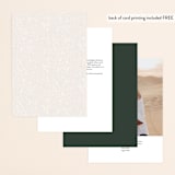 "Artsy Minimal" - Table Numbers in Forest by Melanie Severin - Back of Card Options