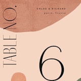 "Abstract" - Table Numbers in Desert by Kelly Schmidt - Detail