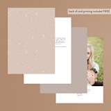 "hazelnut" - Table Numbers in Fawn by chocomocacino - Back of Card Options