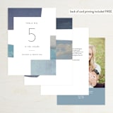 "sky poetry" - Table Numbers in Daylight by Sumak Studio - Back of Card Options