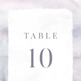 "Lavender fields" - Table Numbers in Lavender by Hooray Creative - Detail