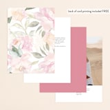 "beautiful peonies" - Table Numbers in Spring by Phrosné Barwood - Back of Card Options