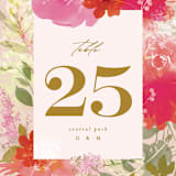 "Delightful" - Table Numbers in Delight by Phrosné Barwood - Detail