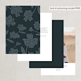 "Modern Traditionalist" - Table Numbers in Butterscotch by Morgan Kendall - Back of Card Options