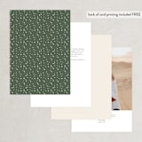 "Essence" - Table Numbers in Ivory by Laura Bolter - Back of Card Options