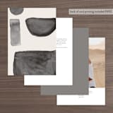 "Midtown" - Table Numbers in Stone by Hudson meet Rose - Back of Card Options