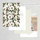 "A Garden Wedding" - Table Numbers in Magnolia by Chris Griffith - Back of Card Options