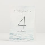 "At Sea" - Table Numbers in Sky by Nicoletta Savod - Folded