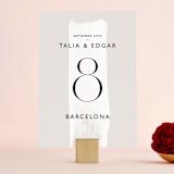 "Swoon" - Table Numbers in Cream by Lindsay Stetson Thompson - Front