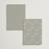"Initial" - Table Numbers in Pearl by Jennifer Postorino - Back of Card Options