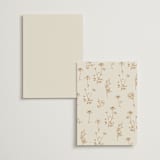 "Floral Type Arch" - Table Numbers in Cream by Baumbirdy - Back of Card Options