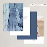 "Slate" - Table Numbers in Blue Jasper by Erin Deegan - Back of Card Options