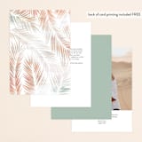 "Painted Leaves" - Table Numbers in Coconut by Owl and Toad - Back of Card Options