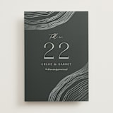 "Rings" - Table Numbers in Natural by Alethea and Ruth - Front