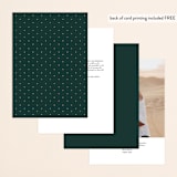 "Engraved Paisley" - Table Numbers in Cardamom by Oma N. Ramkhelawan - Back of Card Options