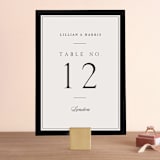 "Cambridge" - Table Numbers in Tuxedo by Amy Kross - Front