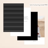 "Plaza" - Table Numbers in Onyx by Lauren Chism - Back of Card Options