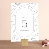 "Denali" - Table Numbers in Linen by Carly Reed Walker - Front