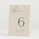 "Layered" - Table Numbers in Natural by Kelly Schmidt - Folded