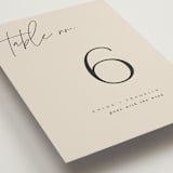 "Layered" - Table Numbers in Natural by Kelly Schmidt - Detail