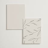 "Waldorf" - Table Numbers in Taupe by Kelly Schmidt - Back of Card Options