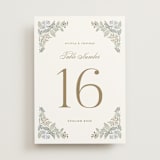 "Wild Flora" - Table Numbers in Meadow by Kristen Smith - Front