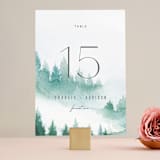 "Forest air" - Table Numbers in Forest by Yuliya Evseeva - Front