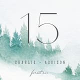 "Forest air" - Table Numbers in Forest by Yuliya Evseeva - Detail
