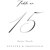 "Blancmange" - Table Numbers in Frost by chocomocacino - Detail