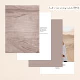 "front and center" - Table Numbers in Putty by Angela Marzuki - Back of Card Options