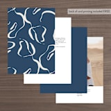 "Ophelia" - Table Numbers in Golden by Mere Paper - Back of Card Options