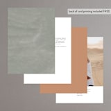 "Surface" - Table Numbers in West by Pixel and Hank - Back of Card Options