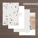 "Fall Flurry" - Table Numbers in Fall by Grace Kreinbrink - Back of Card Options