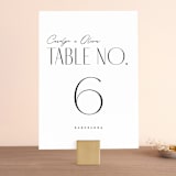 "Bold Union" - Table Numbers in Cloud by Everett Paper Goods - Front