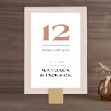 "margaux" - Table Numbers in Sand by Lindsay Stetson Thompson - Front