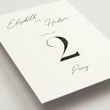 "Macaron" - Table Numbers in Snow by Nicoletta Savod - Detail